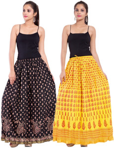 Magnus Printed Women's Regular Multicolor Skirt