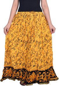 Magnus Printed Women's Wrap Around Multicolor Skirt