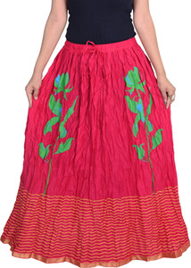 Decot Paradise Printed Women's Regular Pink Skirt