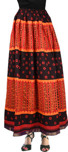 Magnus Printed Women's Regular Multicolor Skirt