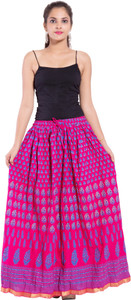 Magnus Printed Women's Regular Pink Skirt