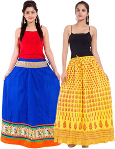 Magnus Printed Women's Regular Multicolor Skirt