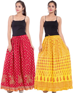 Magnus Printed Women's Regular Multicolor Skirt