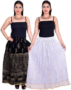 Magnus Printed Women's Regular Multicolor Skirt