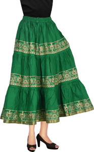 Magnus Printed Women Regular Multicolor Skirt