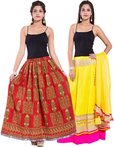 Magnus Printed Women's Regular Multicolor Skirt