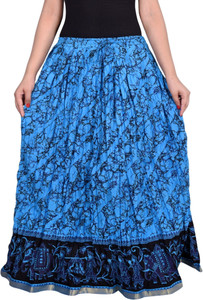 Magnus Printed Women's Wrap Around Multicolor Skirt