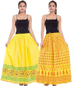 Magnus Printed Women's Regular Multicolor Skirt