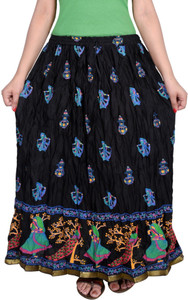 Magnus Printed Women's Wrap Around Multicolor Skirt