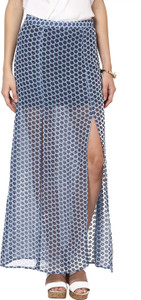 Abiti Bella Floral Print Women's Straight Multicolor Skirt