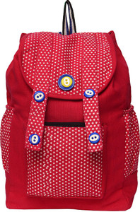 Roshiaaz Boys & Girls Red Canvas Hand-held Bag
