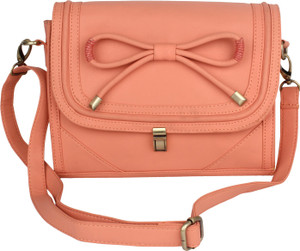 Lychee Bags Girls Pink Pu Sling Bag Best Price In India Lychee