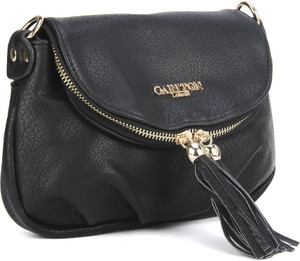 CARLTON LONDON Sling Bag Black - Price in India