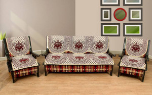 Shobhraj Sofa Covers Price In India Compare Shobhraj Cotton Sofa Cover Maroon Pack Of 6