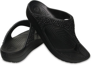 Women's crocs sloane embellished flip discount