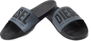 Buy Charcoal Color DIESEL Men Slippers Online at Best Price