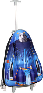 T-Bags 3D Space Shuttle Blue Kid's Trolley Small Travel Bag - Small