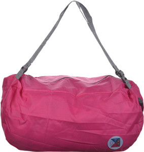 PackNBUY 3 Way Easy To Carry Folding Bag - Hot Pink Color Small Travel Bag
