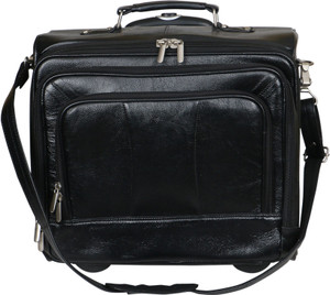 LEATHER COLLECTION LC_0056_BLACK Small Travel Bag
