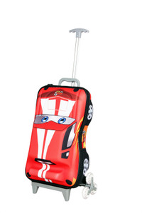 T-Bags 3D Hunter Car Red Kid's Trolley Small Travel Bag - Small
