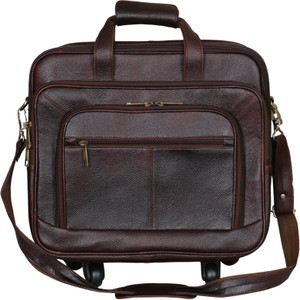 LEATHER COLLECTION LC_0055_BROWN Small Travel Bag