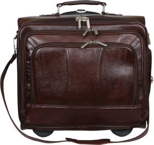 LEATHER COLLECTION LC_0056_BROWN Small Travel Bag