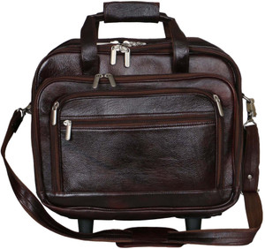 LEATHER COLLECTION LC_0053_BROWN Small Travel Bag