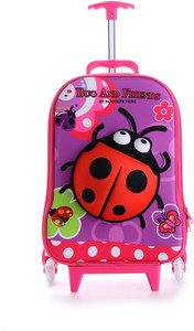 T-Bags 3D Ladybug Trolley Bag Small Travel Bag - Small