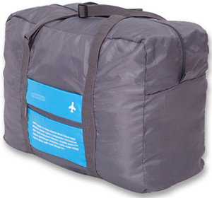 Uberlyfe Blue Waterproof Large Capacity Folding Small Travel Bag - Large