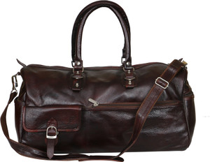 LEATHER COLLECTION LC_0054_BROWN Small Travel Bag