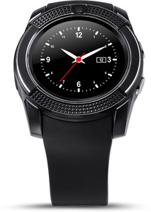 noise turbo black smartwatch black strap regular