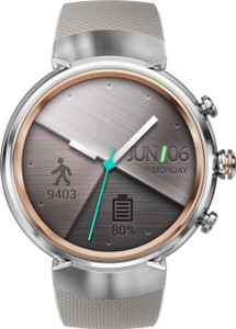 Asus Zenwatch3 Silver with Beige Rubber Strap Price in India Buy