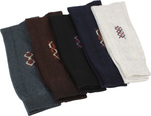 Mikado Premium Men's Printed Crew Length Socks