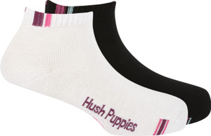 Hush Puppies Women's Striped Ankle Length Socks