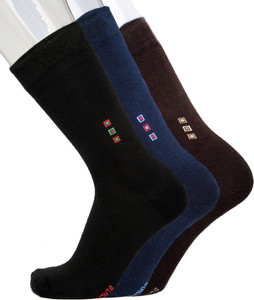 Blacksmith Men's Solid Mid-calf Length Socks