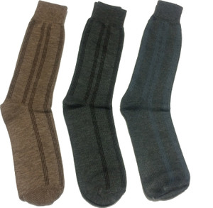 Graceway Men's Self Design Crew Length Socks