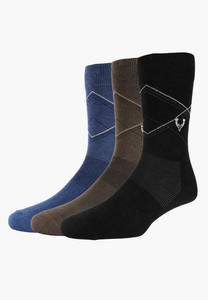 Allen Solly Men's Self Design Mid-calf Length Socks
