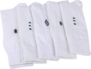 Mikado Rich Make Men's Solid Crew Length Socks