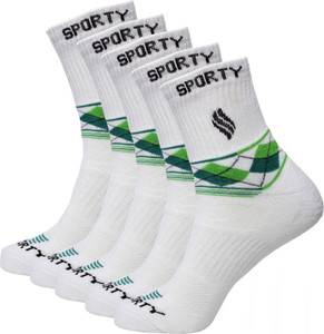 Ultimate Premium Men's Geometric Print Ankle Length Socks