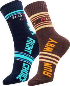 Neska Moda Men & Women Striped Ankle Length Socks