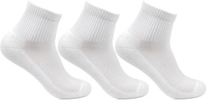 Bonjour Men's Solid Ankle Length Socks