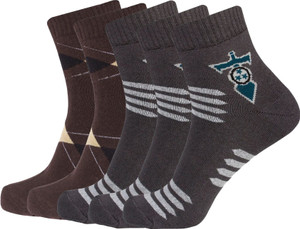 Ultimate Men's Self Design Ankle Length Socks