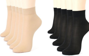 Rege Women's Self Design Ankle Length Socks