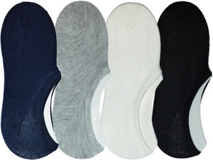 ME Stores Men's Solid No Show Socks
