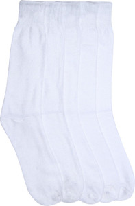 Mikado Solid Charm Men's Solid Crew Length Socks