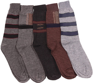 Mikado Men's Embellished Crew Length Socks