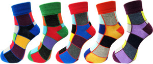 Rc. Royal Class Men's Self Design Ankle Length Socks