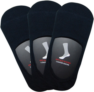 Balenzia Men's Solid No Show Socks