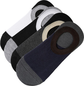Voile Men's Solid No Show Socks