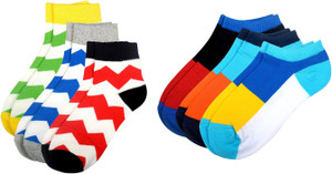 Color Fevrr Men & Women Low Cut Socks
